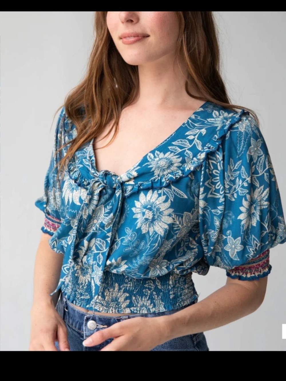 Natural Life Floral Style Blouse